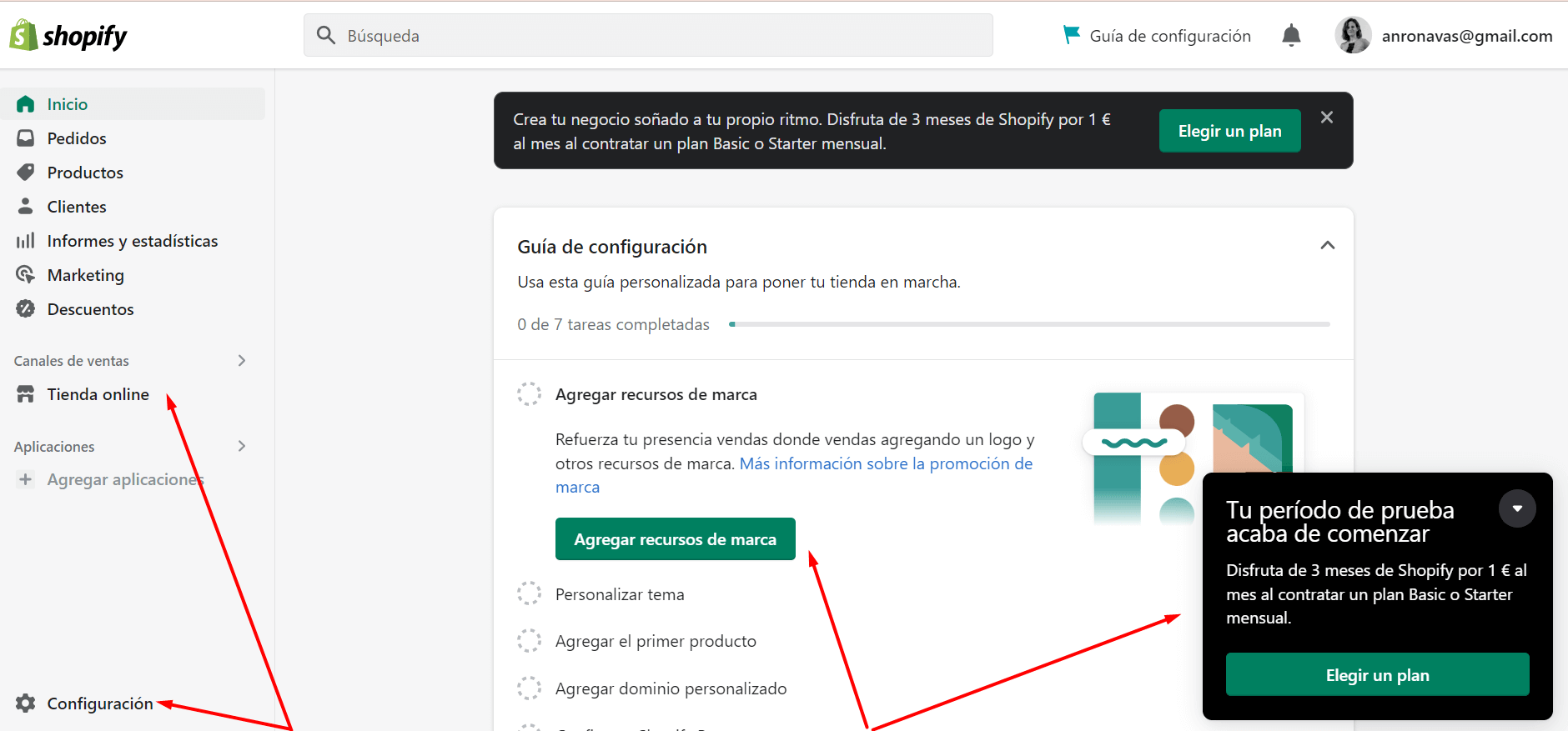 crear un ecommerce con Shopify