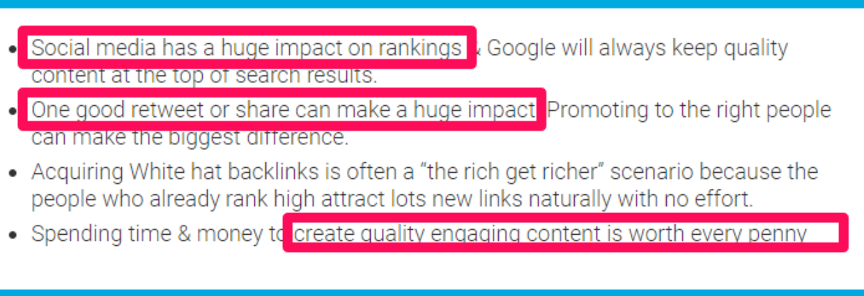 Matthew Woodworth comments on SEO and social