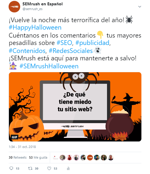 Cómo utilizar emojis - Comentarios en SEMrush