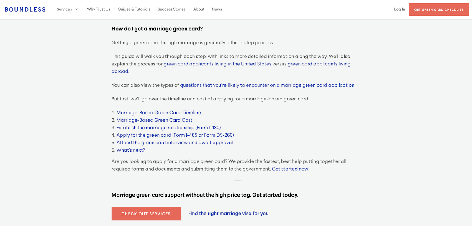 Boundless - exemplo de conteúdo pilar