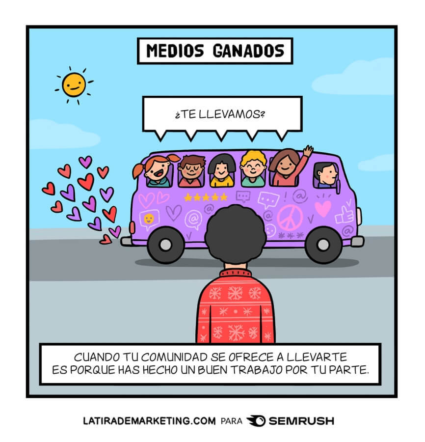 Medios ganados