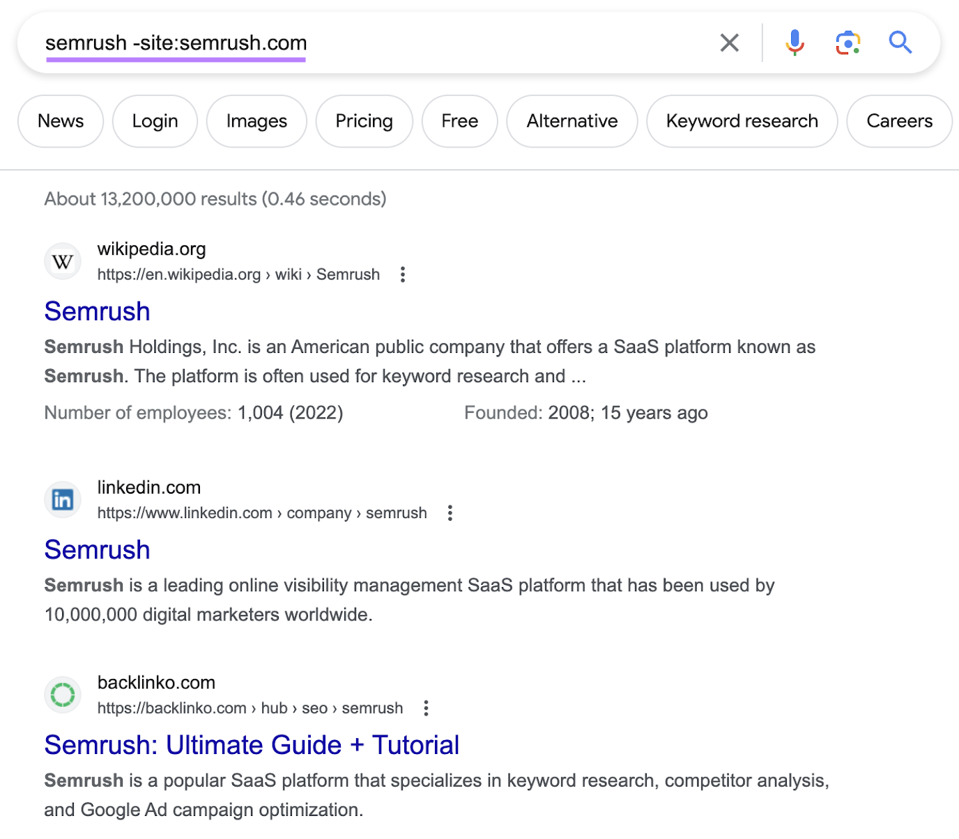 SERP de Google para la consulta "semrush-site:sr07.balochseotools.com"