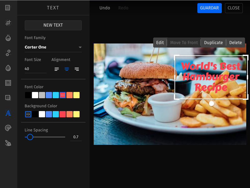 Editor de Imagens para Pinterest