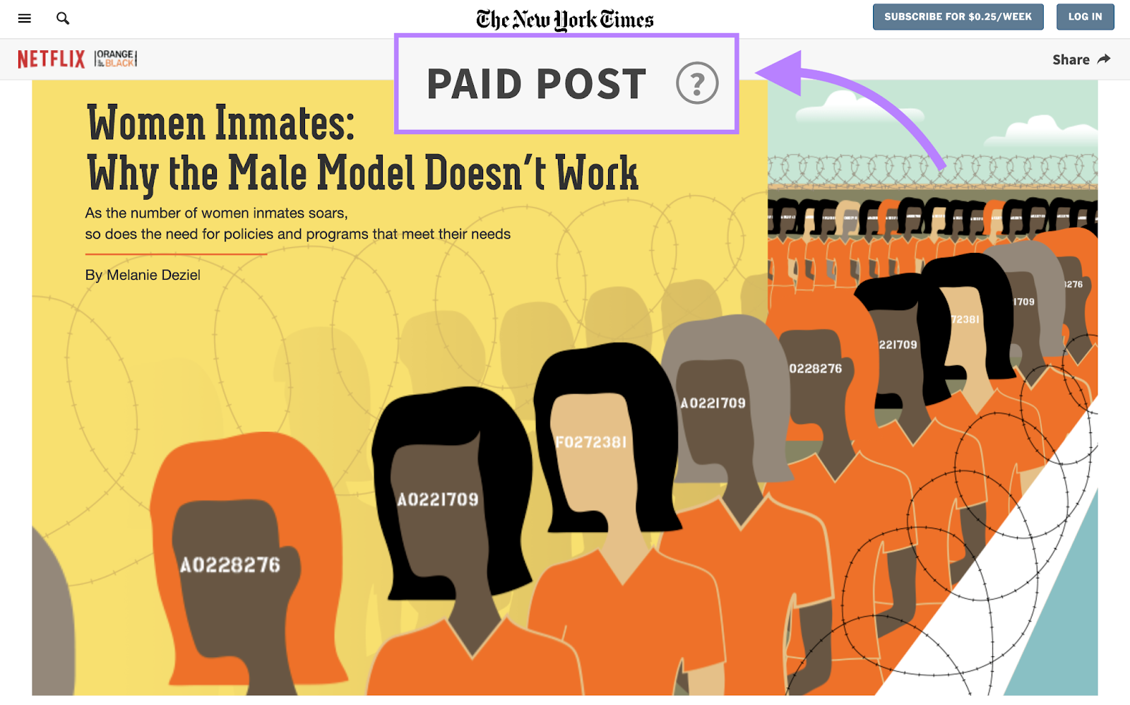 contenido con la etiqueta "Patrocinado" en The NewYork Times