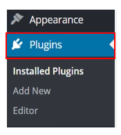 WordPress Menüpunkt Plugins