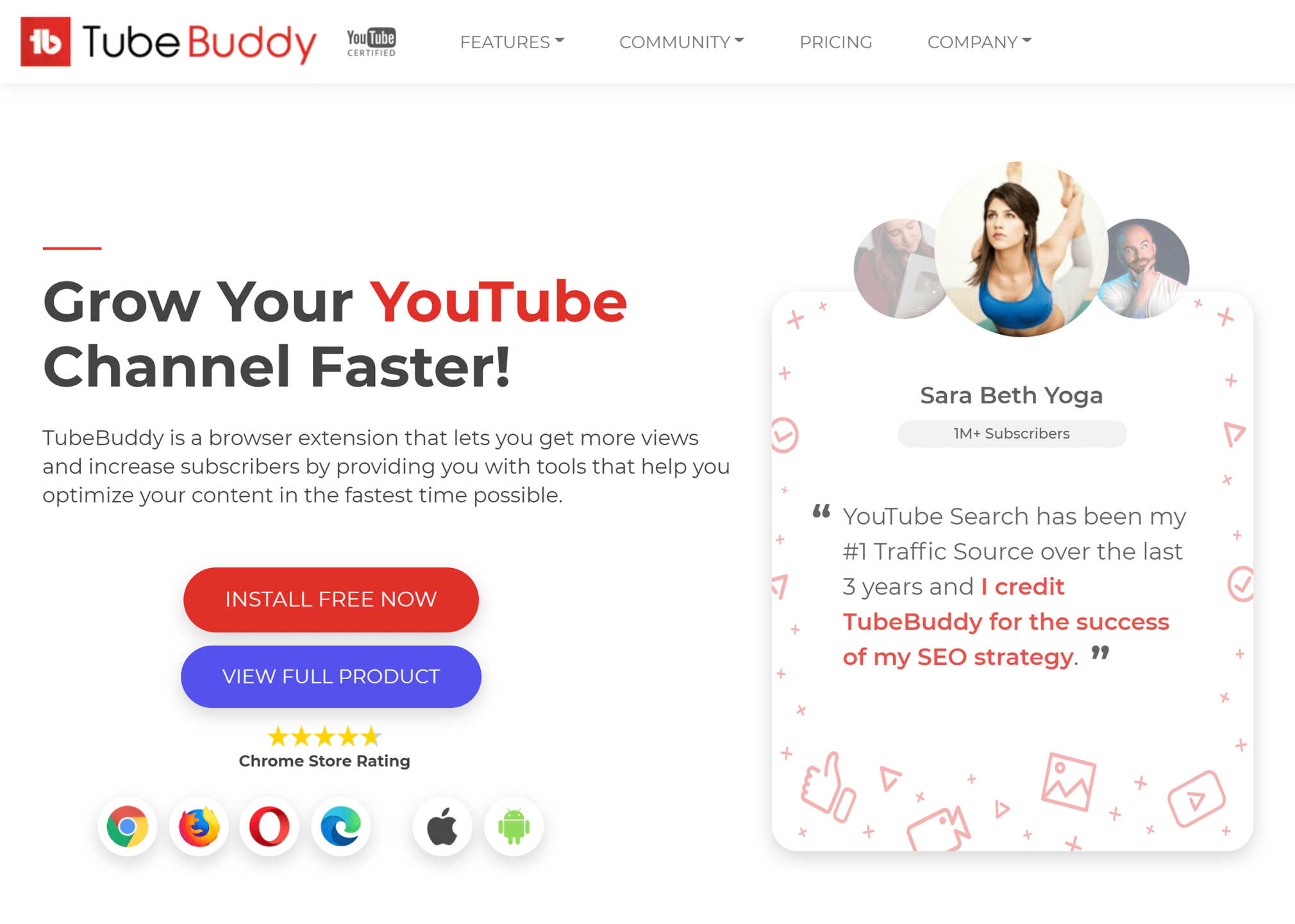 TubeBuddy-Homepage: Grow Your YouTube Channel Faster!