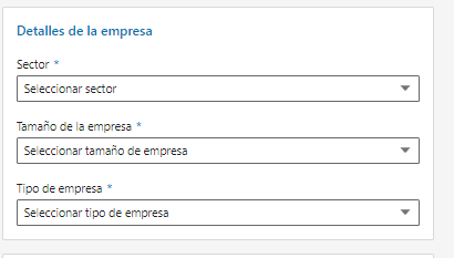 Páginas de empresas en LinkedIn - Información corporativa