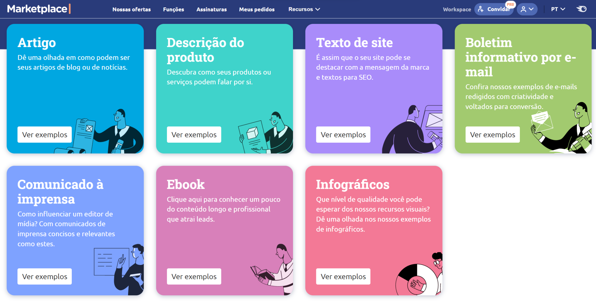 ferramenta Content Marketplace da Semrush
