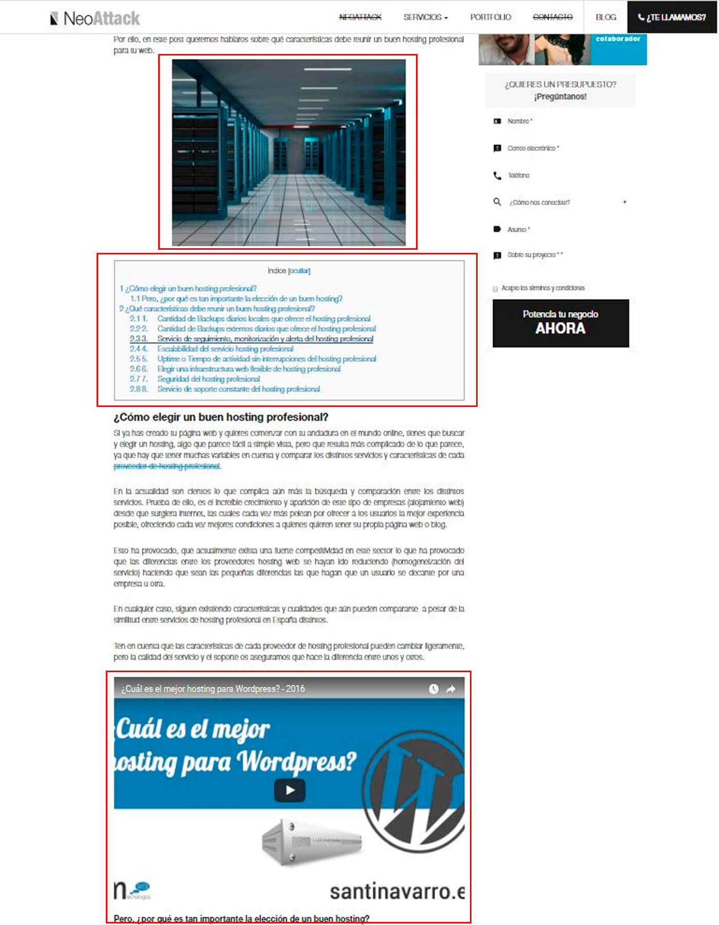 Usabilidad web para mejorar la legibilidad y estructura de los contenidos